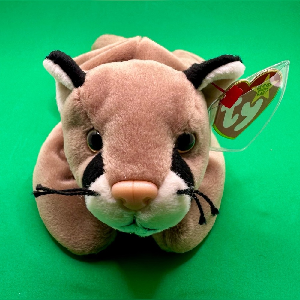 Ty Beanie Babies | Canyon The Mountain Lion | 5th Gen Hand Tag | 05/29/1998